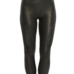 Spanx moto leggings
